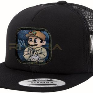 Chapo Bros Hat 701 BlueBrush La Chapizza JGL gorra bros, El Chapo embroidery Hat